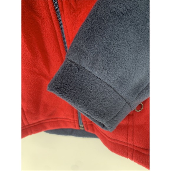 Columbia Boys' Toddler Steens Mountain II Fleece Jacket XXS 4/5 Red / Navy - Picture 5 of 10